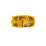 Bo�te multipostes ecobatibox 2 postes ou 4 � 5 modules profondeur 50mm (080032)