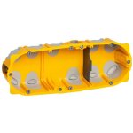 Bote multipostes ecobatibox 3 postes 6  8 modules profondeur 40mm legrand 080023