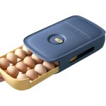 Boite a oeuf, tiroir boite oeufs rangement frigo, panier oeuf cuisine plastique, empilable egg distributeur ...