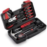 Bo�te � outils 39 pi�ces, malle portable , kit de bricolage convient aux r�parations domestiques � assemblage ...