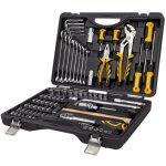 Boite � outils compl�te 84 pi�ces chrome vanadium - caisse � outils avec douilles et accessoires vito ...