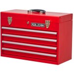 Bo�te � outils en m�tal de 51, 8 cm avec tiroirs, bo�te � outils portable en acier avec doublure de protection ...