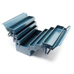Boite � outils vide 420x200x250 mm en acier avec 7 compartiments caisse pour outils avec poign�e