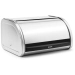 Boîte à pain avec couvercle coulissant médium - matt steel - brabantia Boîte à pain avec couvercle coulissant médium - matt steel - brabantia