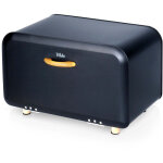 Bo�te � pain en m�tal noir 35, 5x21x23, 5 cm