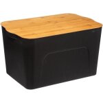 5five simply smart - bo�te plastique couvercle bambou 24l - 5five