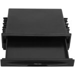 Bo�te de rangement 2 en 1 pour autoradio, multifonctionnelle, en abs, universelle, 1 din, avec porte ...