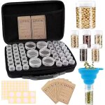 Bo�te de rangement � 48 emplacements, organiseur de paquets de graines avec couvercle, bac de rangement ...