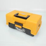 Bo�te de rangement caisse � outils ara� jaune et noir pour