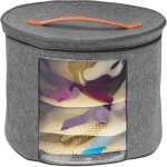 Bote de rangement pour chapeau avec couvercles, grand sac de rangement pour chapeau rond pour femme