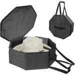 Boîte de rangement pour chapeaux pour homme et femme, sac de rangement pliable pour chapeaux de cowboy ... Boîte de rangement pour chapeaux pour homme et femme, sac de rangement pliable pour chapeaux de cowboy ...