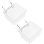 Bote de rangement de classification panneau perfor bacs suspendus transparent pour garage petit carr ...