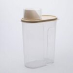 Bote de rangement de cuisine pour crales beige