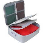 Bo�te de rangement ignifuge �tanche avec serrure � combinaison ? coffre - fort ignifuge pour archives, ...