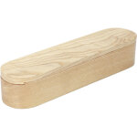 Bo�te de rangement portative pour couverts en bois - �tui organisateur cuill�re fourchette baguettes ...