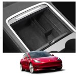 Bo�te de rangement pour tesla model 3 et model y (2021, 2022, 2023) : organiseur de console centrale ...