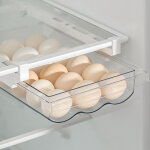 Bo�te de rangement d'?ufs � tiroir transparence tiroir boite oeufs egg storage box avec glissi�res et ...
