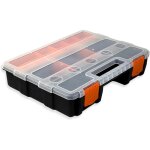 Bo�te de rangement pour vis, coffret � vis vide � 21 compartiments, bo�te de tri portable avec s�parateurs ...
