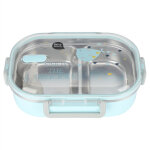 Bo�te - repas isotherme en acier inoxydable 304, 650 ml, �tanche, id�ale pour �cole et pique - nique, ...