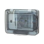 Botier 4box wide avec prise schuko blanc ip55 4b. w. 01. 015