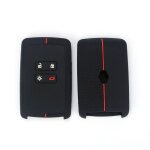 Boitier cl� de voiture compatible avec renault smart key 4 - bouton (keyless go uniquement) - coque de ...
