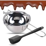Bol de bain d'eau en acier inoxydable, creuset pour bain - marie, pot de fusion pour bain - marie, 600ml ...