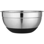 Bol inox aru 1, 7 litres, bol en acier inoxydable black outdoor kitchen avec surface antidrapante en ...
