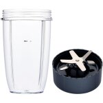 Bol m�langeur et lames am�lior�s pour nutribullet 600 w / 900 w, bol m�langeur de 950 ml et lames d'extraction ...