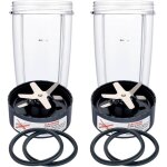 Bol m�langeur et lames am�lior�s pour nutribullet 600w / 900w, accessoires pour mixeur (ensemble de 8 ...