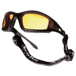 Bolle tracpsj tracker safety glasses vented yellow