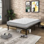 Lit 140x190 - ensemble sommier et matelas - matelas 140x190x15 mmoire de forme - sommier 140x190 avec ...