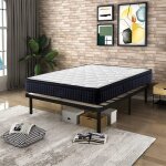 Lit 160x200 - ensemble sommier et matelas 160x200 - matelas 160x200x25 m�moire de forme - sommier 160x200 ...