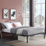 Bolli - sommier 140x190cm - cadre de lit - pour adultes, enfants et adolescents - support de matelas ...