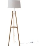 Boltze gruppe - lampe sur pied pour le salon aval, abat - jour en imitation lin, 153 cm