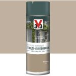 V33 - bombe de peinture arosol dco lab extrieure multi - matriaux beige argile satin 0, 4 l