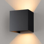 Bomclap applique murale led en aluminium, lampe led d'int�rieur � �conomie d'�nergie, blanc chaud 3000k ...