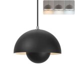 Bomclap lustre led, suspension moderne avec ampoule, 3 temp�ratures de couleur 3000 - 5000k, ? 23 cm ...