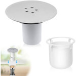 Bonde douche, bonde de douche 90 mm / 115mm, remplacement de couvercle de siphon douche, capot bonde ...