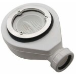 Bonde horizontale sans capot �90 pour receveurs de douche