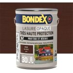 Bondex - lasure opaque tr�s haute protection 8 ans brun (ral 8011) 5 l