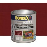 Lasure opaque bondex tr�s haute protection 8 ans rouge basque (ral 3004) 1 l