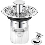 Bonde de lavabo, bouchon lavabo salle de bain 32 - 42mm, universel pop - up bouchon de lavabo bouchon ...