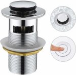 Bonde de lavabo avec trop - plein, vidage lavabo pop - up, bonde de vidage universelle, chrom�