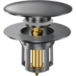 Bonde pop - up universelle 33 - 40mm - 2 joints , drainage rapide , cuisine / baignoire
