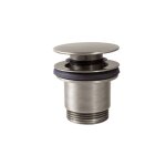 Tres - bonde de vidage clic - clac simple - rapid pour lavabo acier 24284001ac Tres - bonde de vidage clic - clac simple - rapid pour lavabo acier 24284001ac
