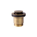 Tres - bonde de vidage clic - clac simple - rapid pour lavabo laiton vieilli mat 24284002lm Tres - bonde de vidage clic - clac simple - rapid pour lavabo laiton vieilli mat 24284002lm