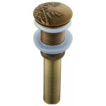 Vurahome - bonde de vidage lavabo automatique push open pour lavabo , bouchon de vidage en laiton antique ...