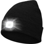 Bonnet lampe avec frontale led tricot� chapeau avec phares lumineux hommes et femmes trois en tricot ...