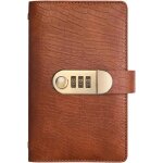 Book d�fi �pargne 7, 01 x 4, 33 pouces, verrouillage combin�, portefeuille vintage pour dortoir / sorties ...