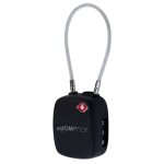 Boompods - cadenas  bagage  code certifi tsa avec balise connecte intgre noir